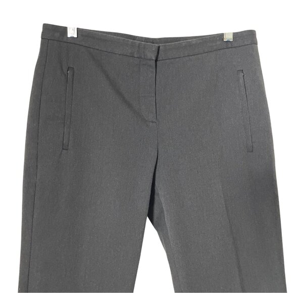 Theory Fia Basis Womens Tapered Ankle Pant Trousers Size 8 Cotton Elastane Blend - Picture 3 of 9